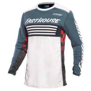 CAMISA FASTHOUSE GRINDHOUSE OMEGA - VERMELHO/BRANCO/AZUL