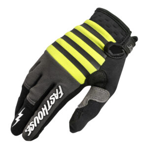 LUVA FASTHOUSE SPEED STYLE OMEGA - AMARELO FLUOR/CINZA