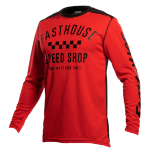 CAMISA FASTHOUSE CARBON - VERMELHO/PRETO