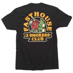 CAMISETA FASTHOUSE SMOKERS - PRETO