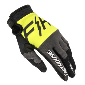 LUVA FASTHOUSE SPEED STYLE OMEGA - AMARELO FLUOR/CINZA