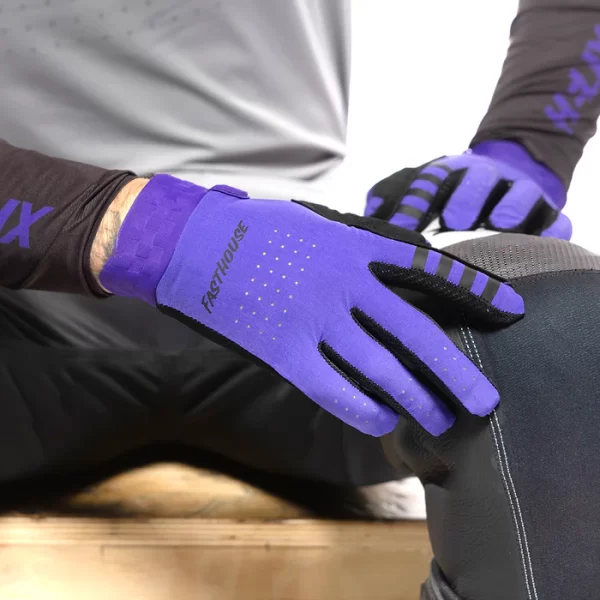LUVA FASTHOUSE HELIX PODIUM - ROXO - Imagem 4