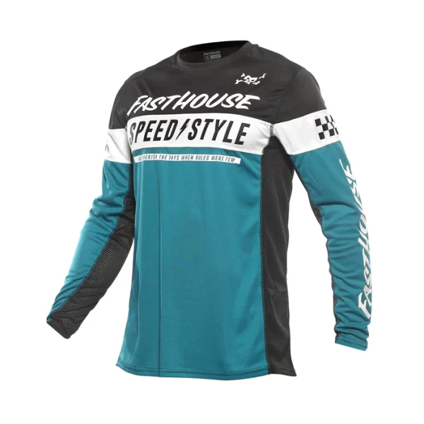 CAMISA FASTHOUSE AKIN JUVENIL - AZUL MARINHO / PRETO